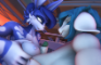 Space threesome animation
