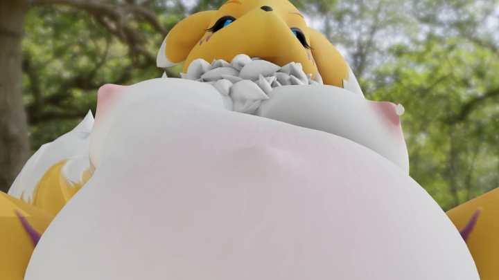 Renamon (pregnant) belly sounds