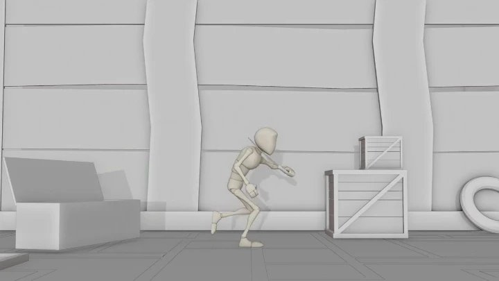 Practicing Animation Action and Move Test (Blender)