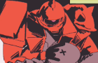Zaku2S Flies through the Cosmos
