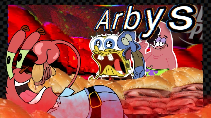 Mr Krabs Eats Arby's and Dies