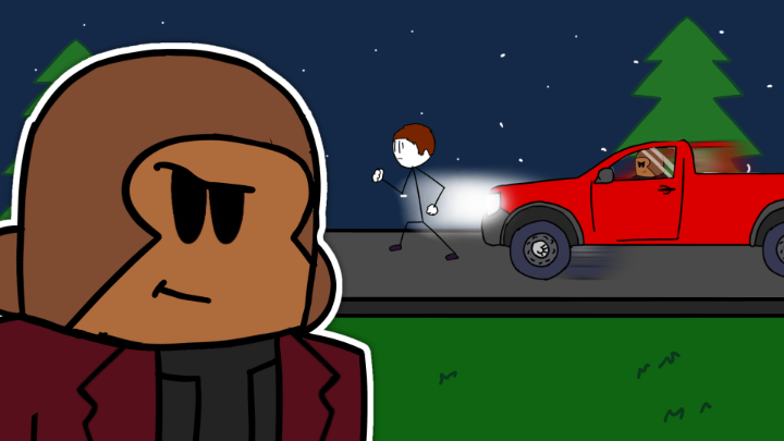Driving in my car