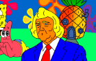 Trump does Bikini Bottom