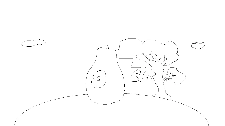 papaya clock