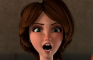 Aunt Cass gets "surprised"