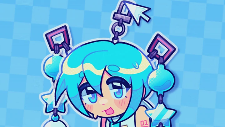 Miku Keychain