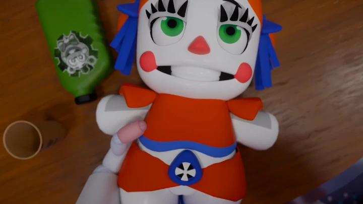 Circus baby plushie get stuffed