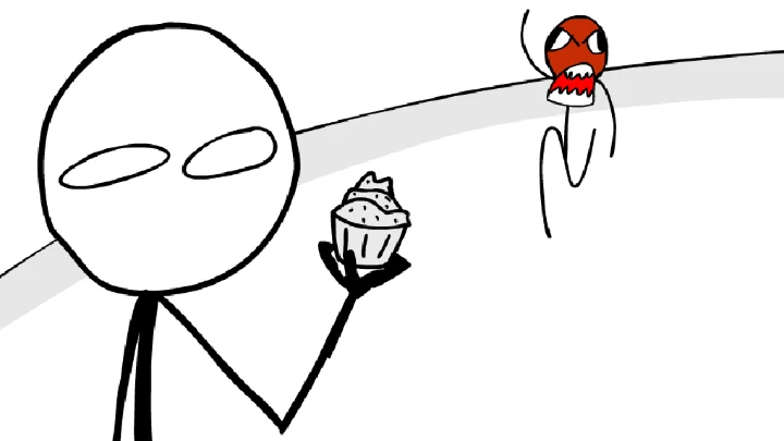 Stealing a cupcake