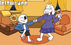 Sans and Toriel Dancing (loop animation)