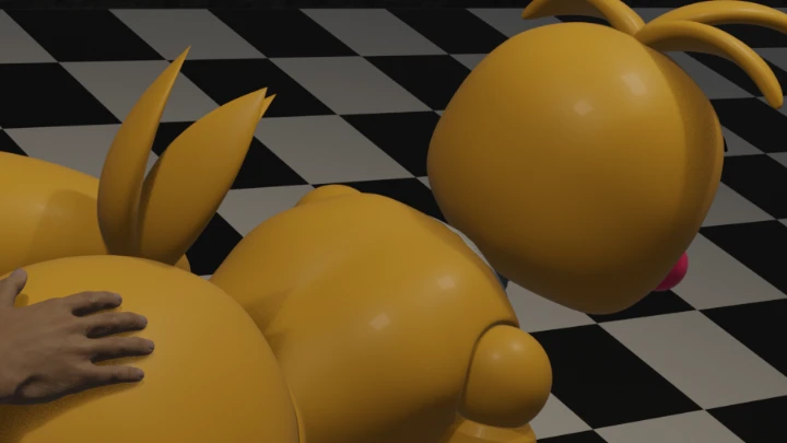Toy Chica backshots