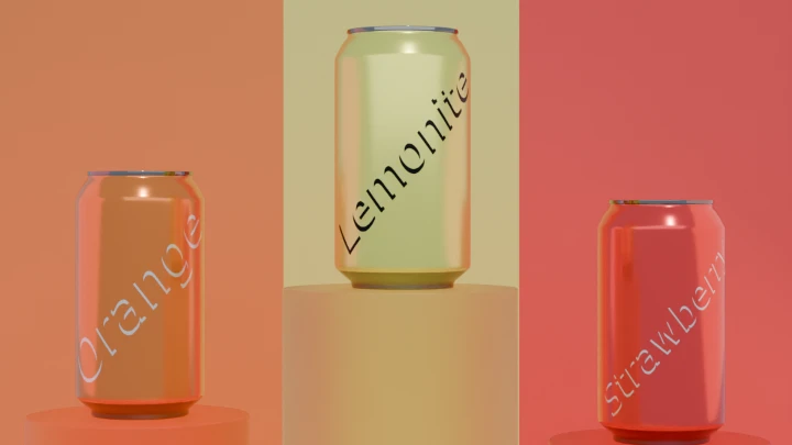juice advertisement 3d
