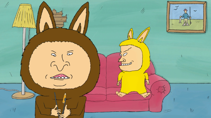 Labubu Beavis and Butthead Get Pierced